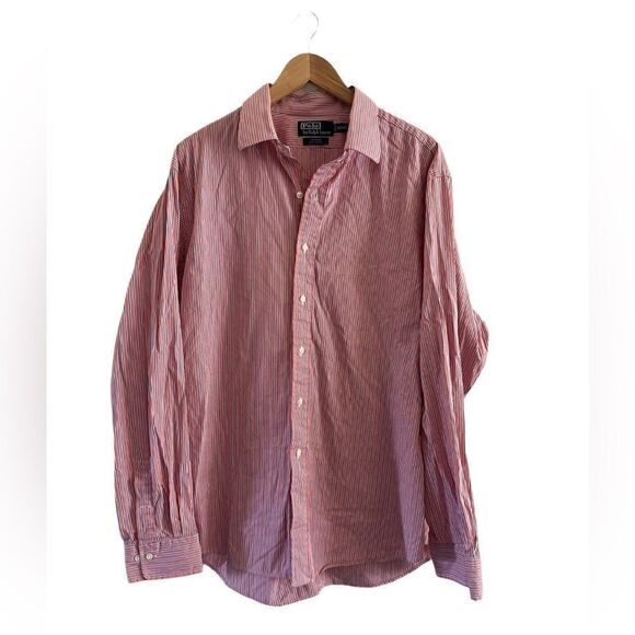 Polo by Ralph Lauren Button Down Curham Custom Fit Men’s size 18 XXl - Picture 1 of 2